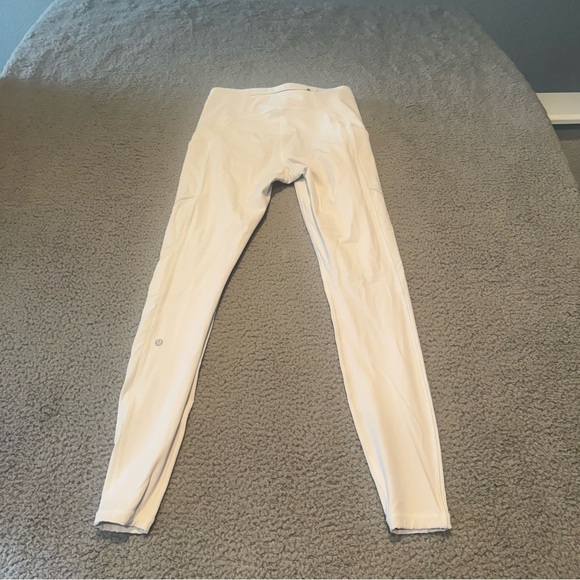 Lululemon Speed Up Tight Leggings White 28" Size 6 LW5BV4S - Picture 3 of 14